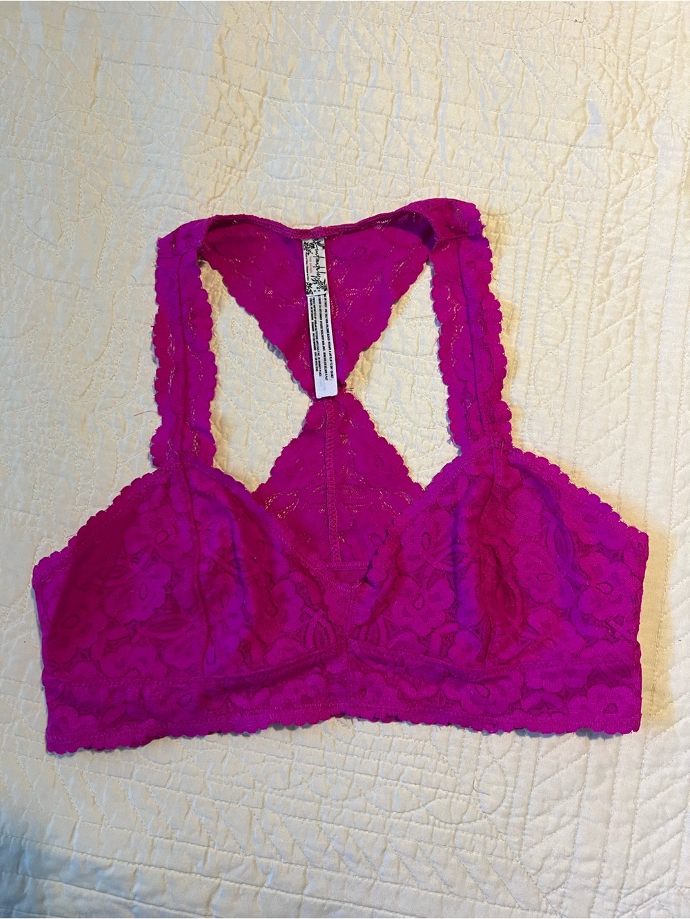Free People Lace Racerback Bralette